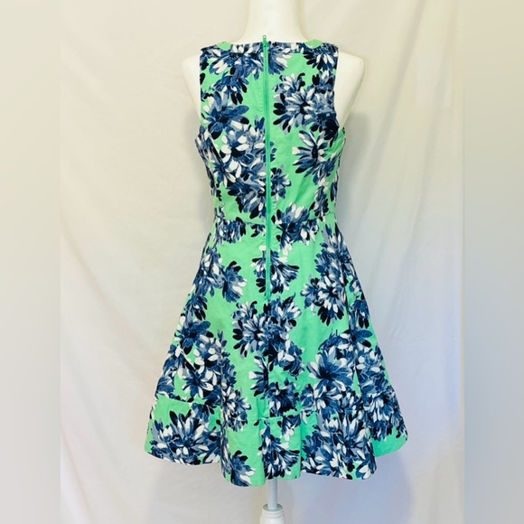 J. Crew Floral Fit and Flare Sleeveless Dress Size 8 - Picture 2 of 10